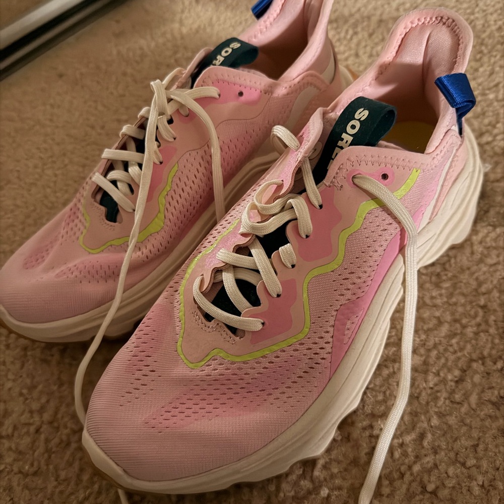 Sorel Women's Pink Athletic Sneakers